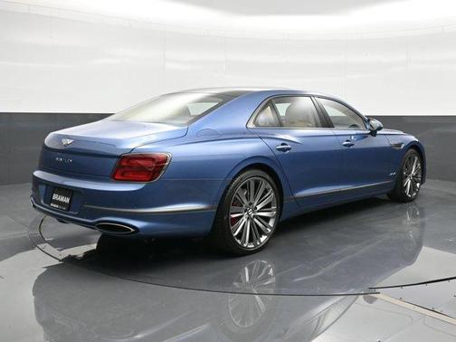 Blue 2024 Bentley Flying Spur Speed