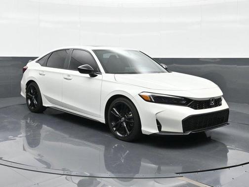 Platinum White Pearl 2025 Honda Civic Si