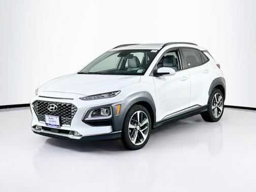 Lunar White 2021 Hyundai KONA Ultimate