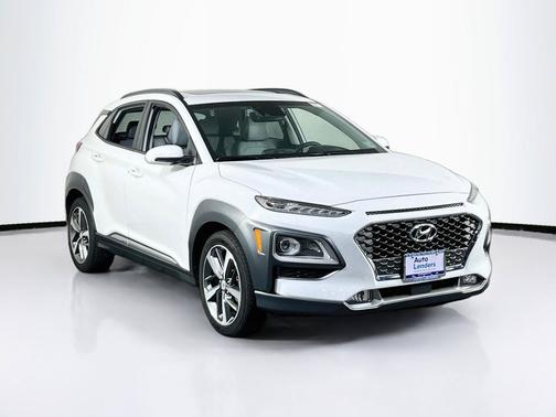 Lunar White 2021 Hyundai KONA Ultimate