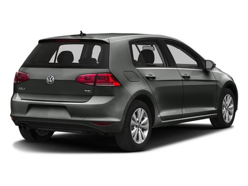 Platinum Gray Metallic 2017 Volkswagen Golf TSI Wolfsburg Edition 4-Door