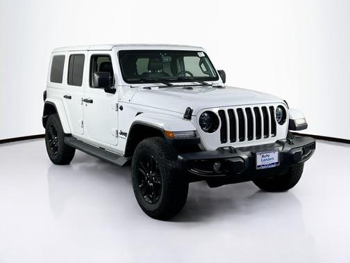 Bright White Clearcoat 2023 Jeep Wrangler 4-Door Sahara Altitude 4x4