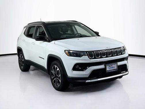 Bright White Clearcoat 2022 Jeep Compass Limited