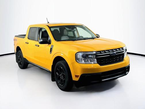 Orange 2022 Ford Maverick XLT