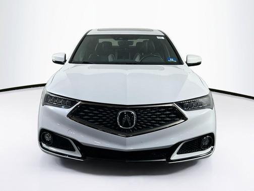 Platinum White Pearl 2020 Acura TLX Technology
