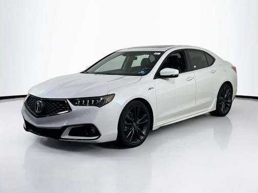Platinum White Pearl 2020 Acura TLX Technology