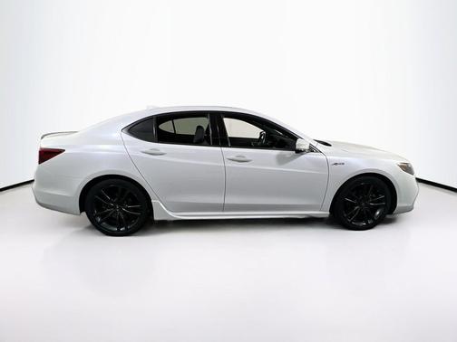 Platinum White Pearl 2020 Acura TLX Technology