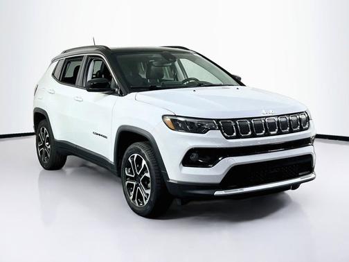 Bright White Clearcoat 2022 Jeep Compass Limited