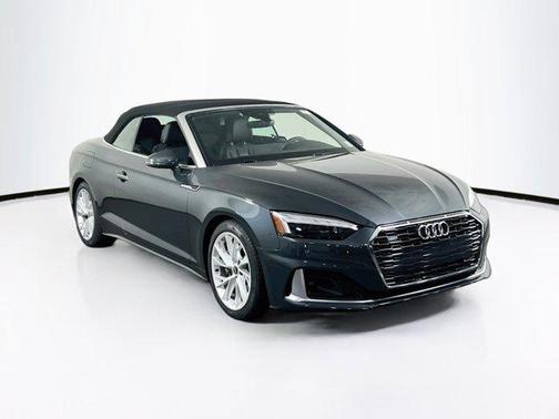 Manhattan Gray Metallic/Black Roof 2021 Audi A5 45 Premium Plus