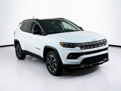Bright White Clearcoat 2022 Jeep Compass Limited