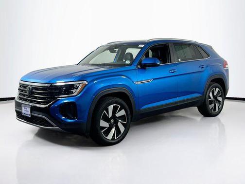 Kingfisher Blue Metallic 2024 Volkswagen Atlas Cross Sport 2.0T SE w/Technology 4MOTION