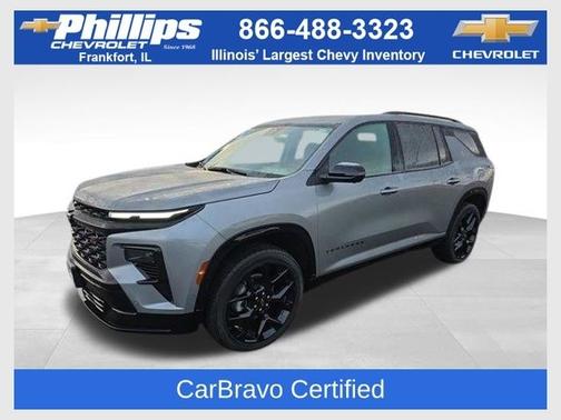 Sterling Gray Metallic 2024 Chevrolet Traverse RS