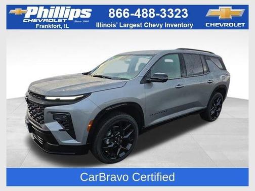 Sterling Gray Metallic 2024 Chevrolet Traverse RS