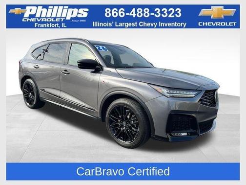 Liquid Carbon Metallic 2026 Acura MDX A-Spec Advance Package