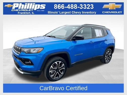 Laser Blue 2023 Jeep Compass Limited