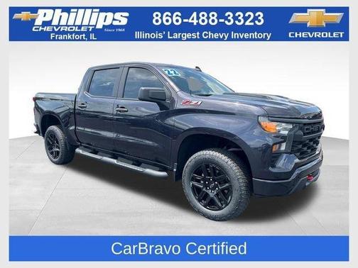Dark Ash Metallic 2022 Chevrolet Silverado 1500 Custom Trail Boss