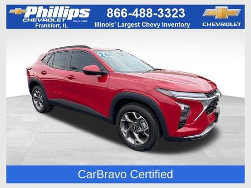Red 2026 Chevrolet Trax LT