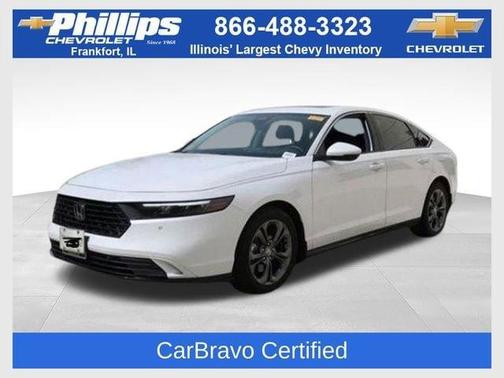 Platinum White Pearl 2025 Honda Accord Hybrid EX-L