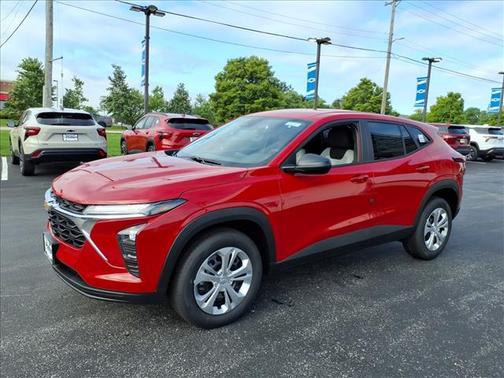 Red 2026 Chevrolet Trax LS