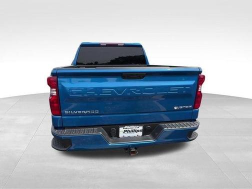 Glacier Blue Metallic 2022 Chevrolet Silverado 1500 Custom