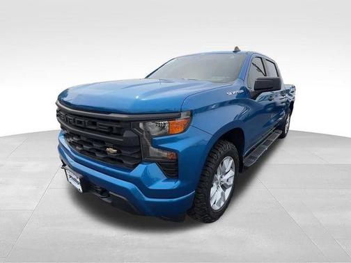 Glacier Blue Metallic 2022 Chevrolet Silverado 1500 Custom
