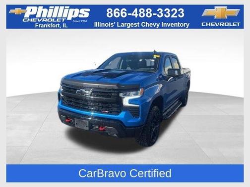 Glacier Blue Metallic 2023 Chevrolet Silverado 1500 LT Trail Boss