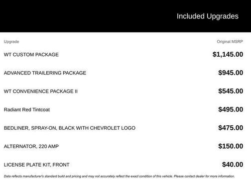 Radiant Red 2026 Chevrolet Colorado WT