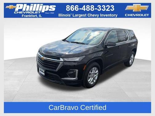 Mosaic Black Metallic 2022 Chevrolet Traverse LS