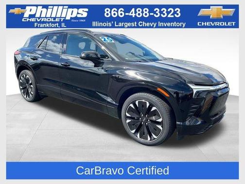 Black 2025 Chevrolet Blazer EV RS