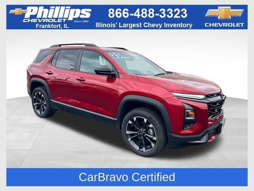 Radiant Red 2025 Chevrolet Equinox RS