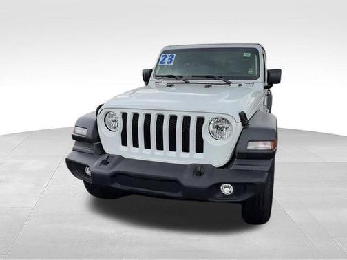 Bright White Clearcoat 2023 Jeep Wrangler Sport