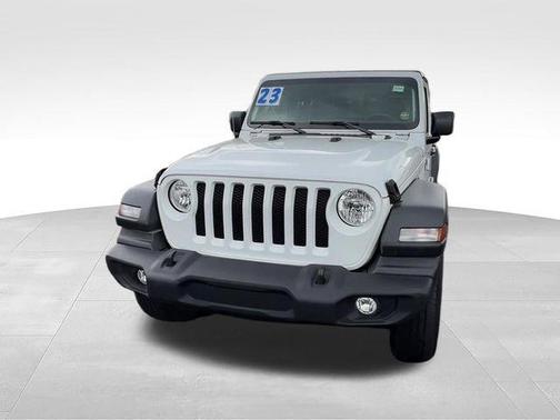 Bright White Clearcoat 2023 Jeep Wrangler Sport