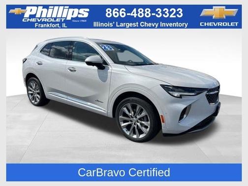 White Frost Tri-Coat 2023 Buick Envision Avenir