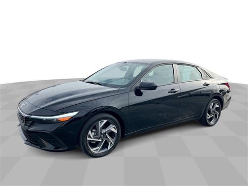Black 2025 Hyundai ELANTRA HEV SEL