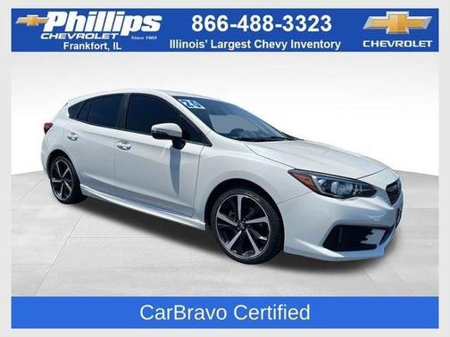Crystal White Pearl 2020 Subaru Impreza Sport