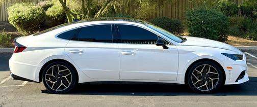 Serenity White 2023 Hyundai SONATA SE