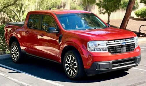 Hot Pepper Red Metallic Tinted Clearcoat 2024 Ford Maverick Lariat