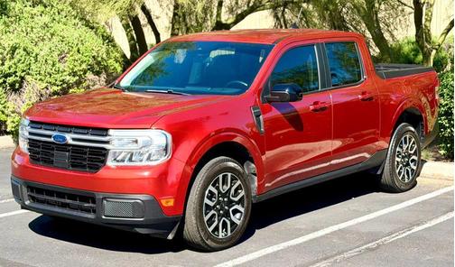 Hot Pepper Red Metallic Tinted Clearcoat 2024 Ford Maverick Lariat