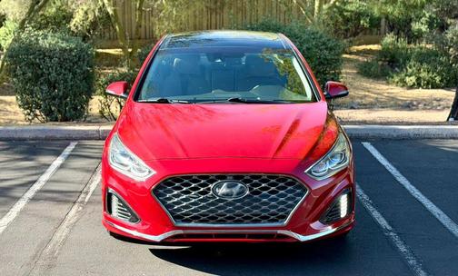 Scarlet Red 2019 Hyundai SONATA Limited