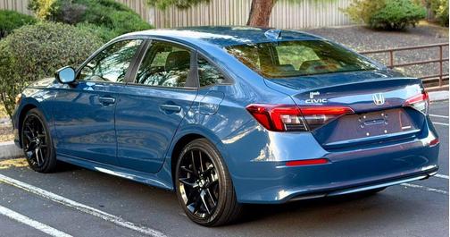Blue Lagoon Pearl 2025 Honda Civic Hybrid Sport