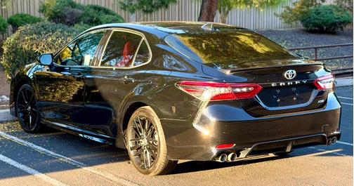 Midnight Black Metallic 2022 Toyota Camry XSE
