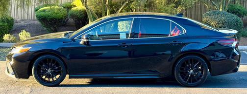 Midnight Black Metallic 2022 Toyota Camry XSE