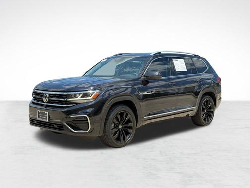 Deep Black Pearl 2022 Volkswagen Atlas 3.6L SEL Premium