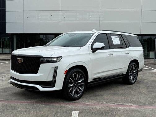 Crystal White Tricoat 2022 Cadillac Escalade Sport Platinum