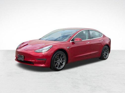 Red Multi-Coat 2018 Tesla Model 3 Long Range