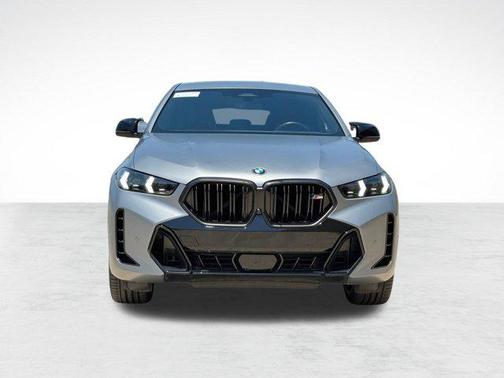 Frozen Pure Grey Metallic 2024 BMW X6 M60i