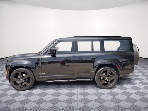 Santorini Black Metallic 2025 Land Rover Defender 130 P400 X-Dynamic SE