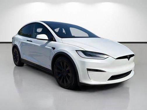 Pearl White Multi-Coat 2022 Tesla Model X Dual Motor All-Wheel Drive