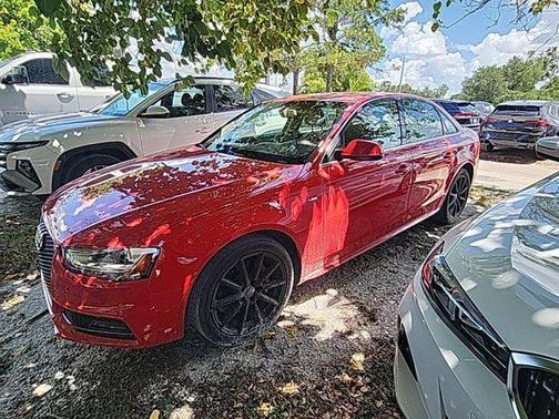 Red 2015 Audi A4 2.0T Premium Plus