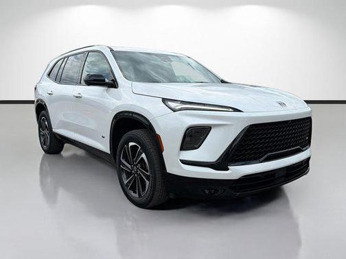 White Frost Tricoat 2025 Buick Enclave Sport Touring